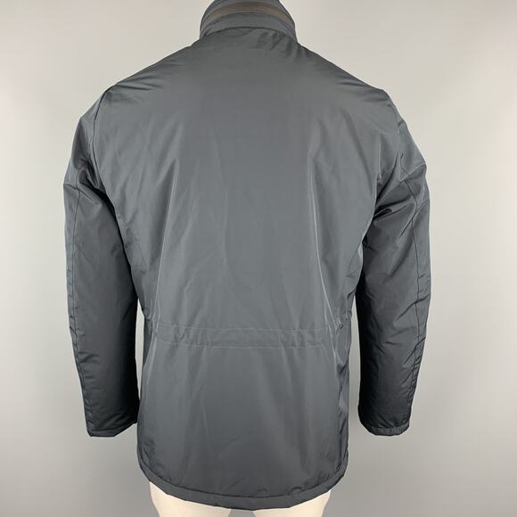 EREDI PISANO Navy Size M Padded Patch Pocket Winter Jacket - Picture 6 of 8